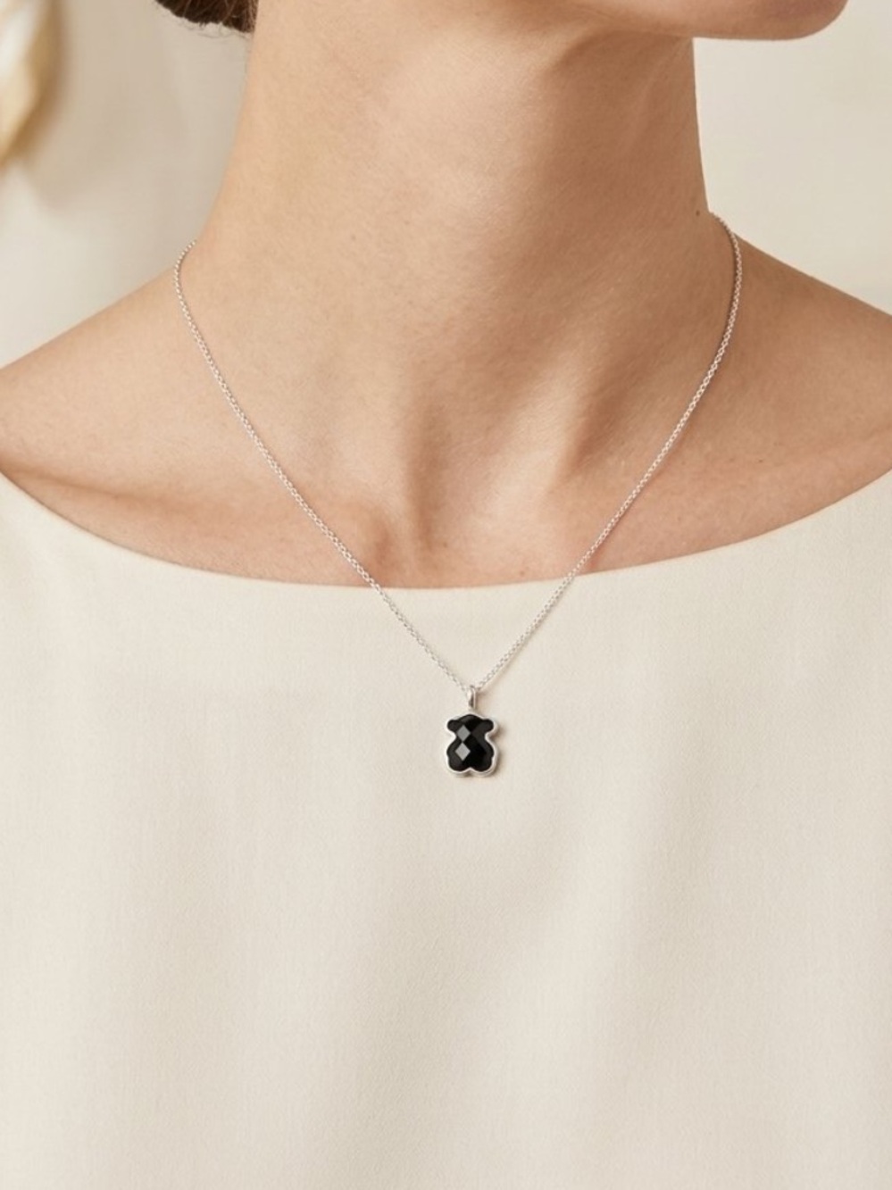 Tous Onix Black Pendant